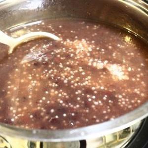 Cách làm chè đậu đỏ bột báng nước cốt dừa