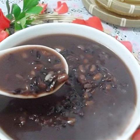 Cách làm chè đậu đỏ nếp cẩm