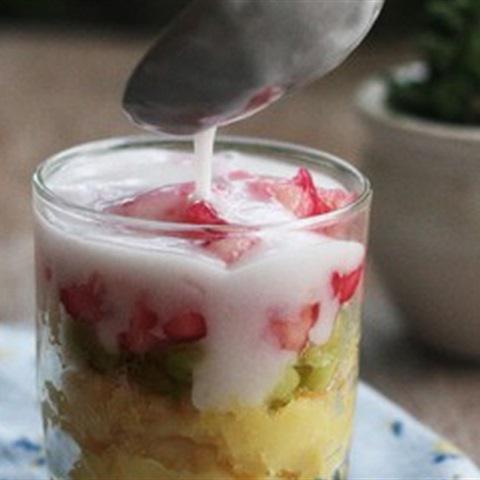 Cách làm chè đậu xanh hạt lựu