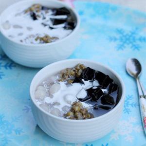 Cách làm chè đậu xanh thạch đen