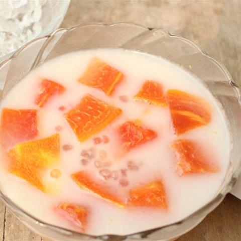 Cách làm chè đu đủ cốt dừa