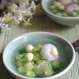 Cách làm chè hạt sen vải thiều