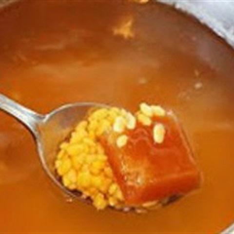 Cách làm chè hoa cau chấm quẩy