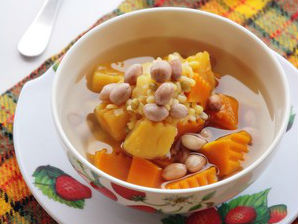 Chè khoai lang bí đỏ