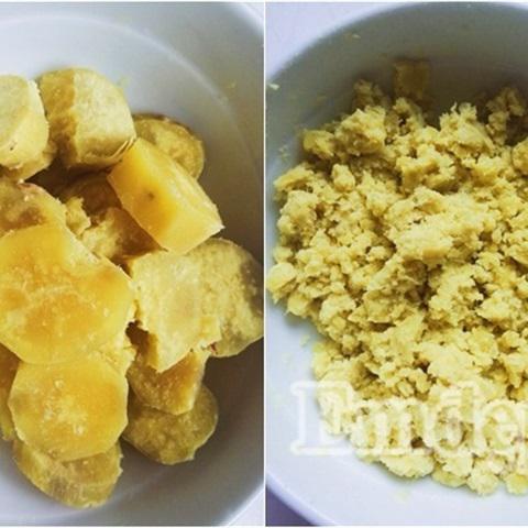 Cách làm chè khoai lang bi nước cốt dừa trân châu