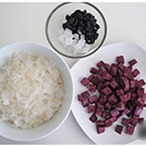 Cách làm chè khoai lang nấm tuyết