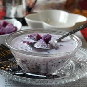 Cách làm chè khoai lang tím nấu trân châu
