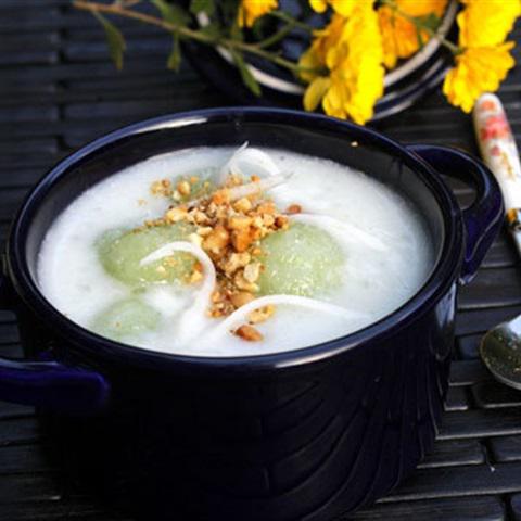 Cách nấu chè khoai mì cốt dừa