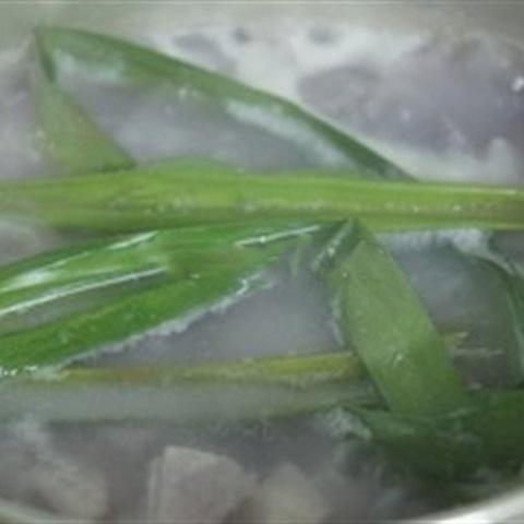 Cách làm chè khoai mỡ bột báng