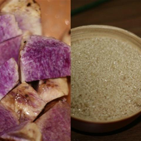 Cách làm chè khoai mỡ tím