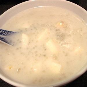 Cách làm khoai môn bột báng nước cốt dừa