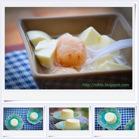 Chè khúc bạch (Chè hạnh nhân trái vải)