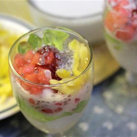 Cách làm chè mít sương sa hạt lựu