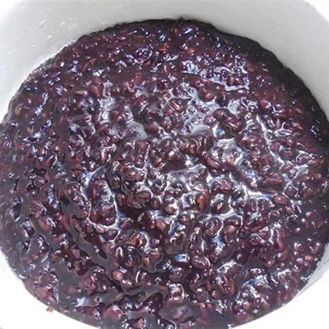 Cách làm chè nếp cẩm đậu trắng