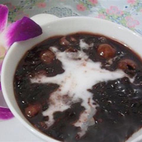 Cách làm chè nếp cẩm long nhãn