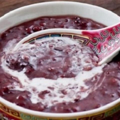 Cách làm chè nếp cẩm nước cốt dừa