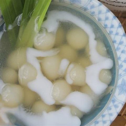 Cách làm chè nếp lá dứa