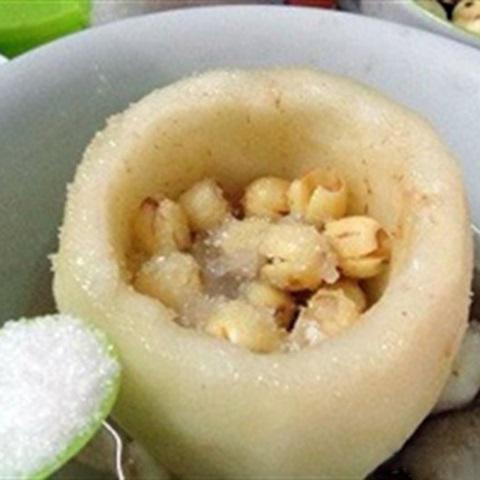 Cách làm chè sen hấp lê