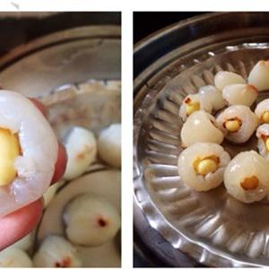 Cách làm chè sen vải thiều