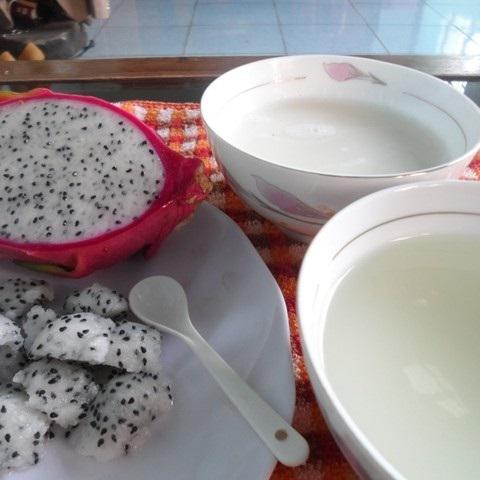 Cách nấu chè thanh long