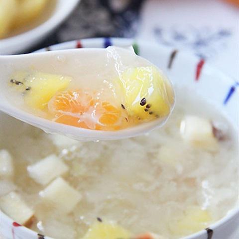 Cách làm chè trái cây nấu nấm