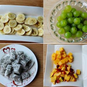 Cách làm chè trái cây thập cẩm