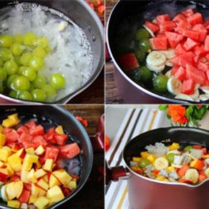 Cách làm chè trái cây thập cẩm