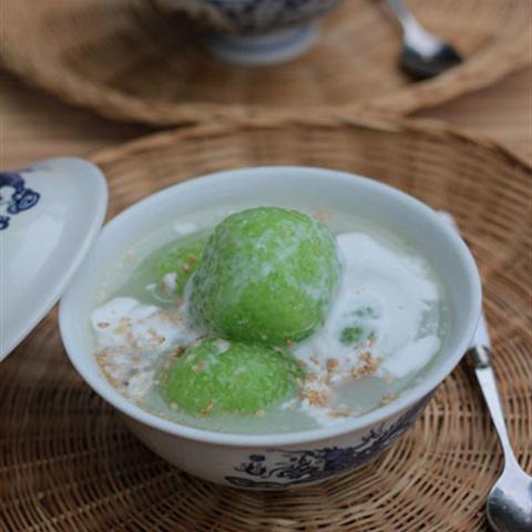 Cách làm chè trôi nước bột báng