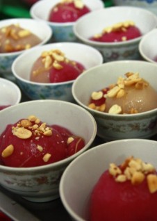 Chè trôi nước khoai lang tím