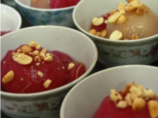 Chè trôi nước khoai lang tím