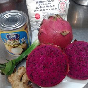 Cách làm chè viên thanh long nhân nhãn