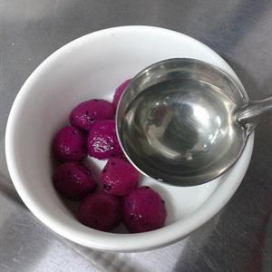 Cách làm chè viên thanh long nhân nhãn