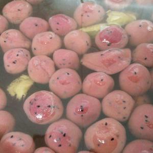 Cách làm chè viên thanh long nhân nhãn