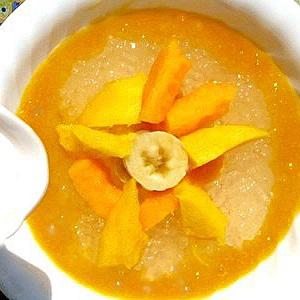 Cách làm chè xoài bột báng handmade