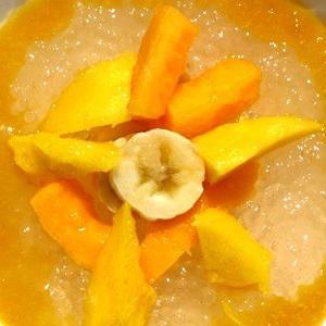 Cách làm chè xoài bột báng handmade