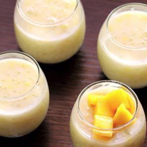 Cách làm chè xoài nấu bột báng