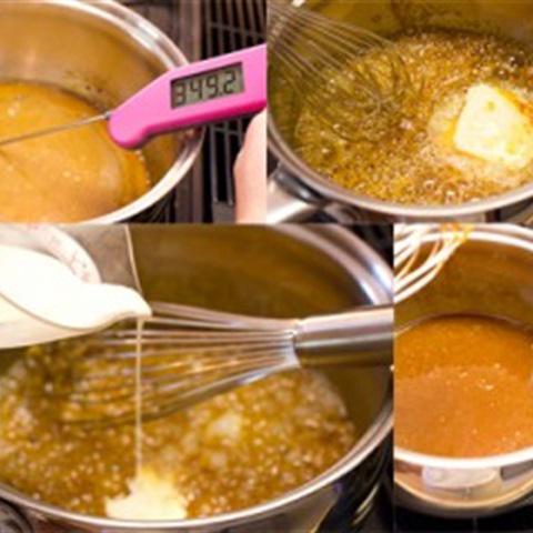 Cách làm cheesecake nướng phủ sốt caramel