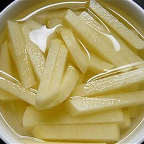 Cách làm chiên khoai tây kiểu Pháp