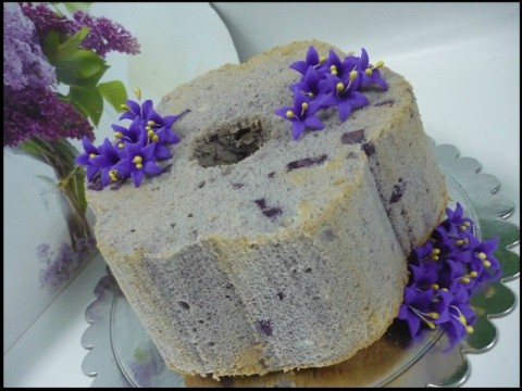 Chiffon khoai lang tím