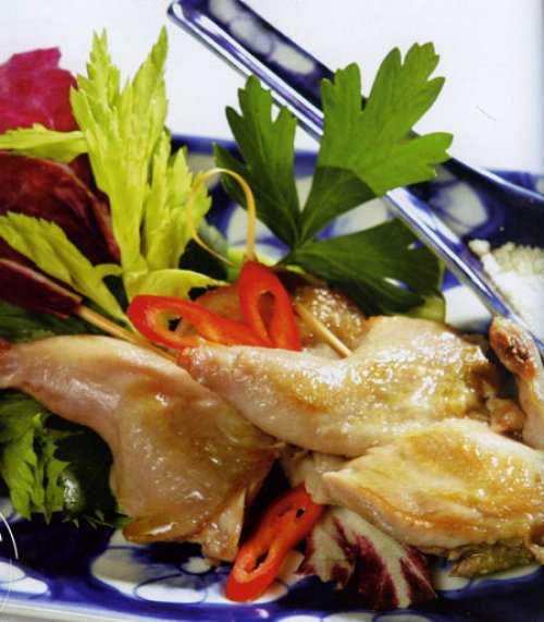 Chim bồ câu chiên bơ