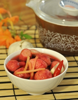 Chua ngọt giòn ngon món dưa củ cải đỏ