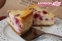 Chua ngọt hấp dẫn bánh phô mai quả phúc bồn tử