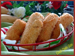 Chuối chiên giòn lạ mà ngon