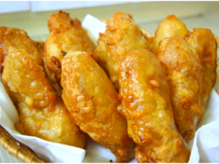 Chuối chiên nóng hổi cho ngày trở gió