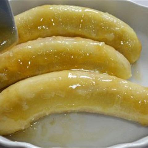 Cách làm chuối chín nướng mật ong