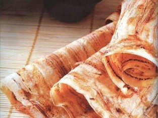 Chuối lát nướng giòn tan