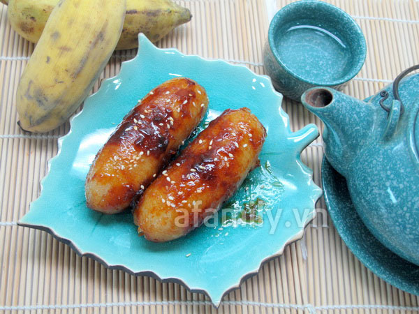 Chuối ngào - món ăn vặt ngày mát trời