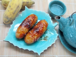 Chuối ngào - món ăn vặt ngày mát trời