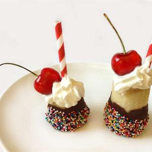 Cách làm chuối nhúng sô cô la