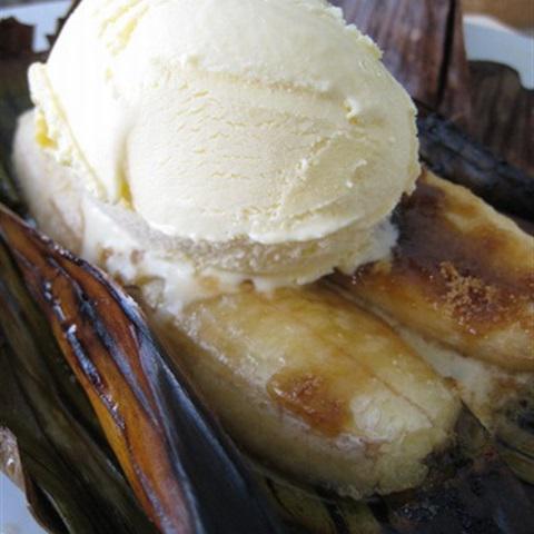 Cách làm chuối nướng đường đỏ rượu rum